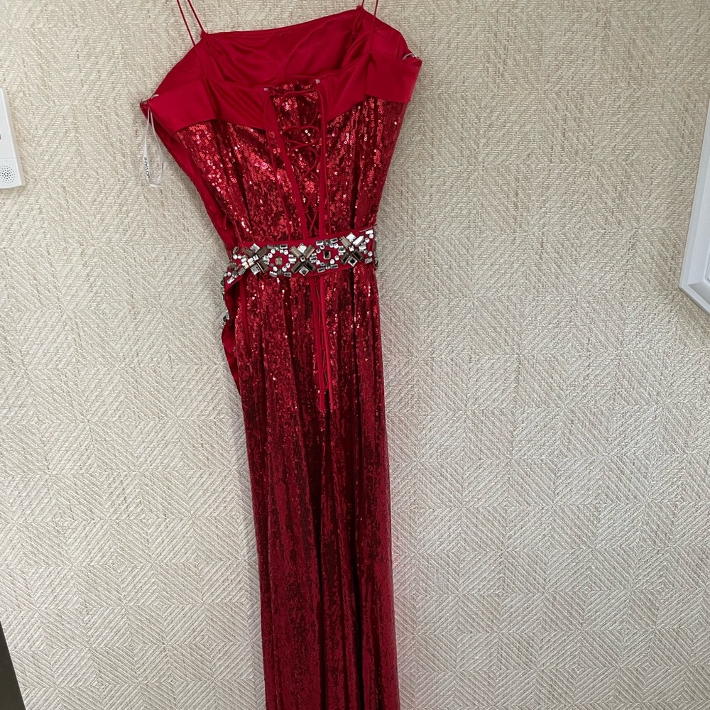 Jovani gown , side slit